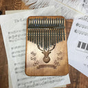 17-Key Solid Wood Kalimba Thumb Piano with Learning Guide