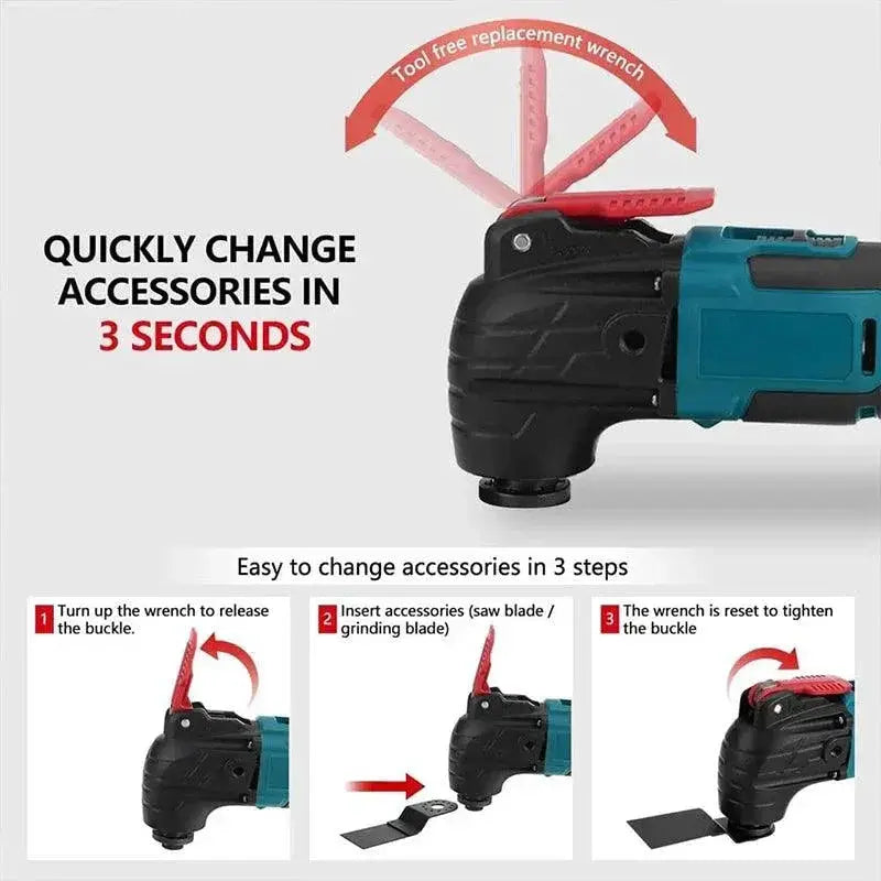 170W Electric Cordless Oscillator Pruning Saw Makita Battery