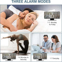 180° Arm Projection LED Alarm Clock With Temp & Humidity Display