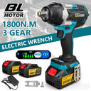 1800N.M Torque Brushless Electric Impact Wrench Cordless