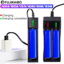 18650 Battery Charger Dual Slot USB Fast Charging Lithium Batteries