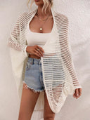 Elegant Open Front Longline Cover Up