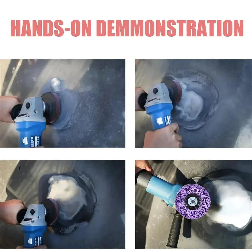 Coral Poly Strip Disc Grinder For Paint And Rust Removal