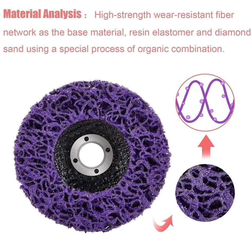 Coral Poly Strip Disc Grinder For Paint And Rust Removal