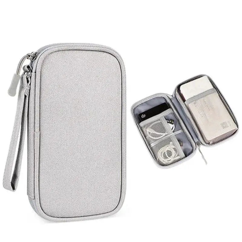 Portable 20000mAh Power Bank Bag USB Gadgets Organizer