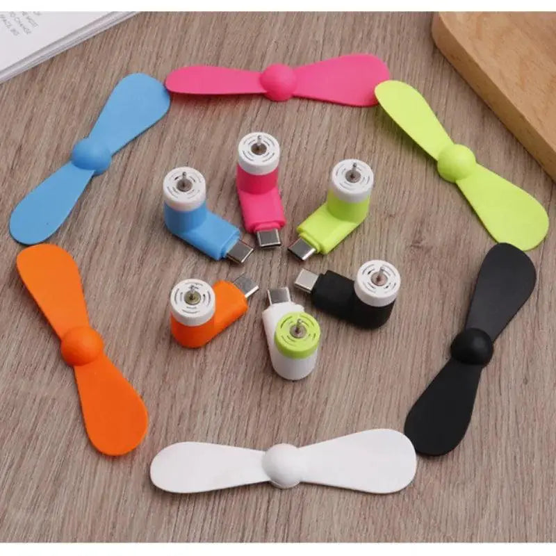 1W Creative Portable Mini Micro USB Fan For Mobile Devices