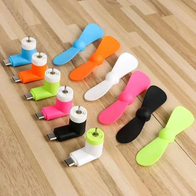 1W Creative Portable Mini Micro USB Fan For Mobile Devices
