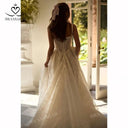 Versatile Beach Bride Dress With Cloak