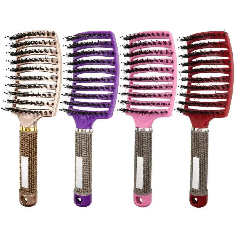 2 In 1 Scalp Massage Comb Detangler And Style Tool