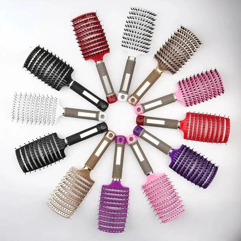 2 In 1 Scalp Massage Comb Detangler And Style Tool
