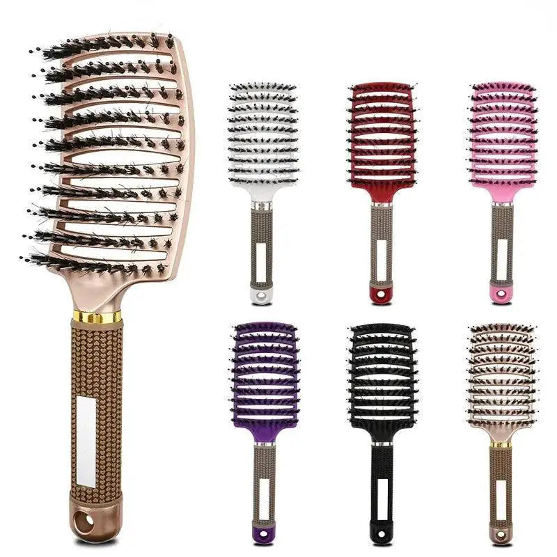 2 In 1 Scalp Massage Comb Detangler And Style Tool