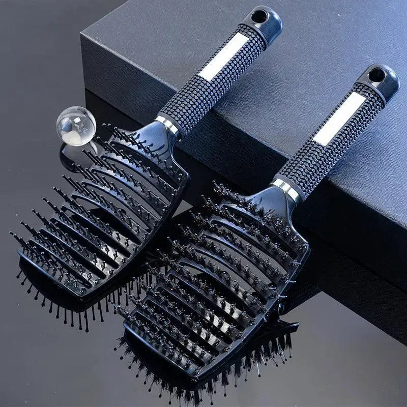 2 In 1 Scalp Massage Comb Detangler And Style Tool