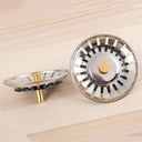 Hands-Free Kitchen Sink Strainer Stopper