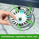 Hands-Free Kitchen Sink Strainer Stopper