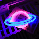 2 Side LED Bright Neon Light Night Game Pad Fire Moon Star Sign