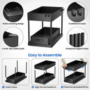 2-Tier Under Sink Space-Saving Organizer