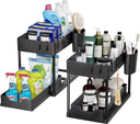 2-Tier Under Sink Space-Saving Organizer