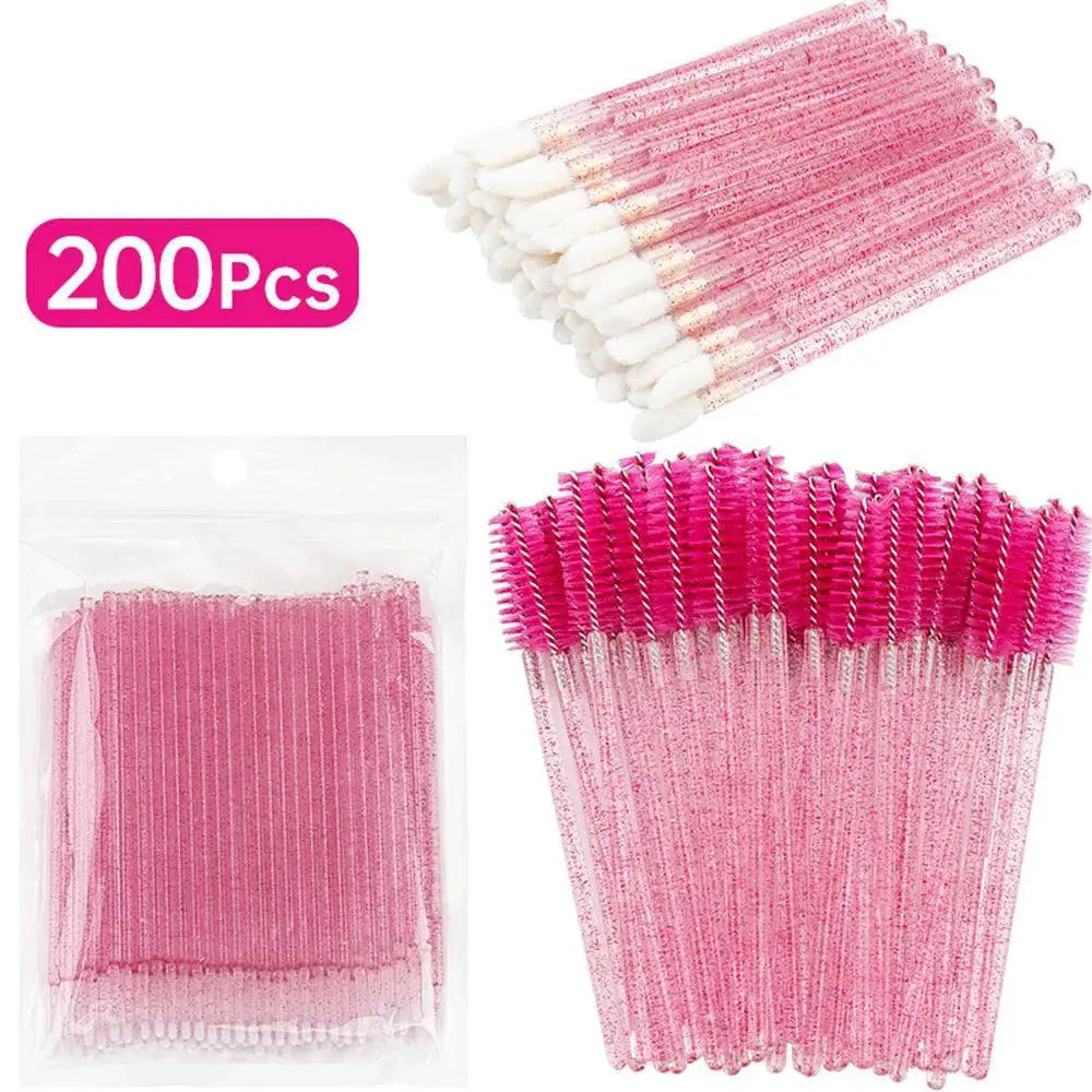 200 Pack Professional Eyelash Extension Micro Brushes