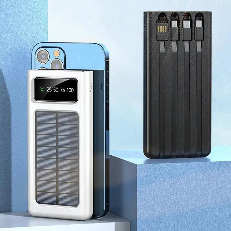 200000mAh Portable Solar Power Bank With Fast Charging