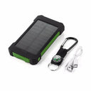 20000mAh Waterproof Solar Power Bank Dual USB LED SOS Light