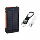 20000mAh Waterproof Solar Power Bank Dual USB LED SOS Light