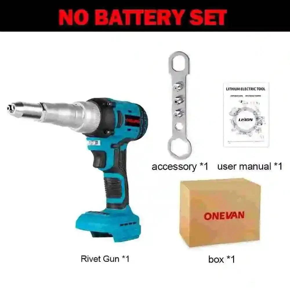 20000N Cordless Brushless Rivet Gun For Makita 18V Battery