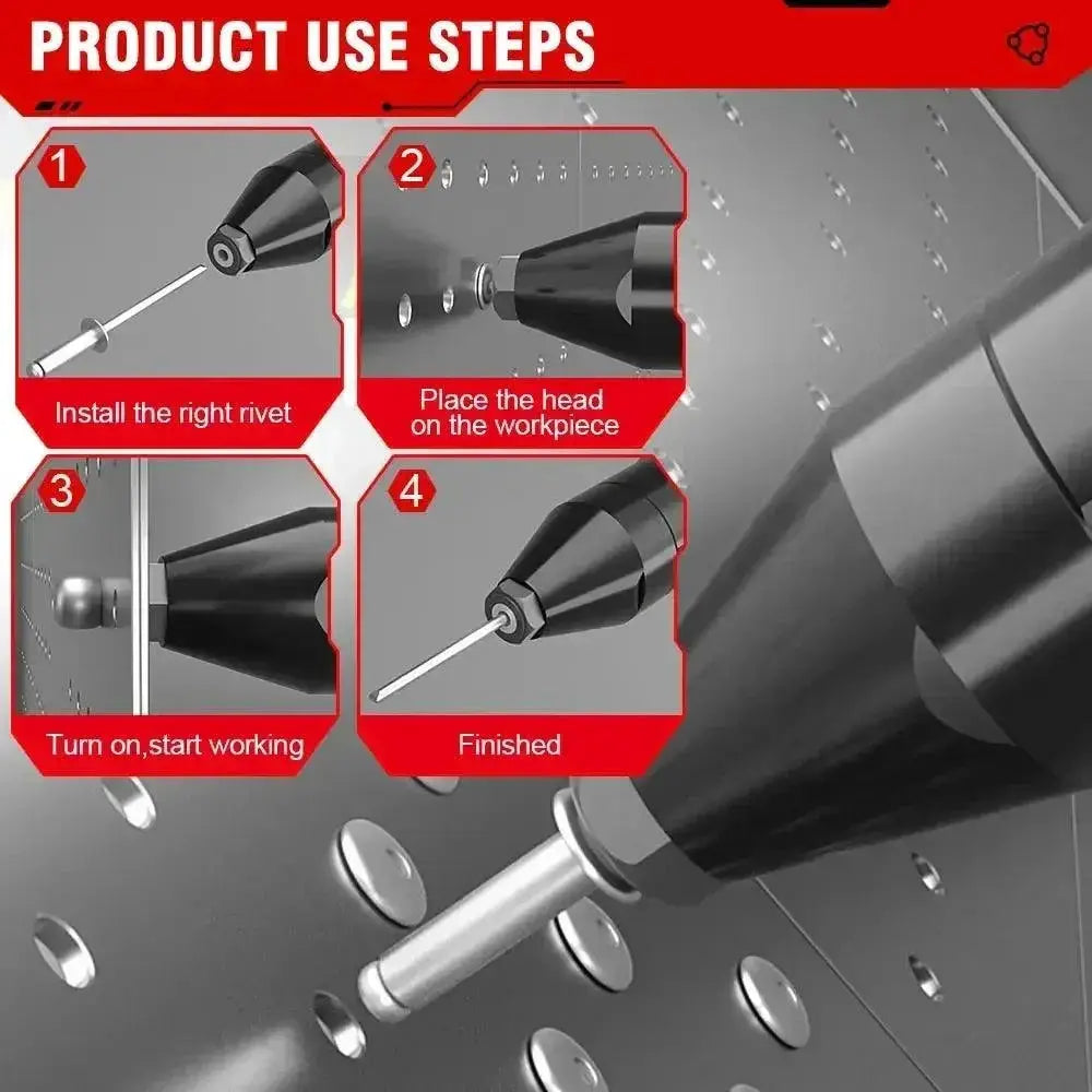 20000N Cordless Brushless Rivet Gun For Makita 18V Battery