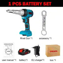20000N Cordless Brushless Electric Rivet Gun for Makita 18V Battery