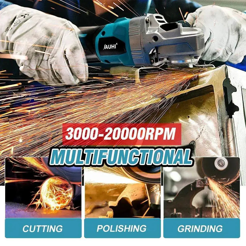 2000W 125mm Brushless Angle Grinder For Makita Battery
