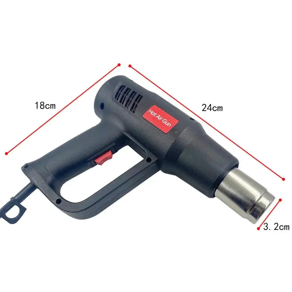 2000W Electric Hot Air Gun 220V Industrial Nozzle Dual Speed