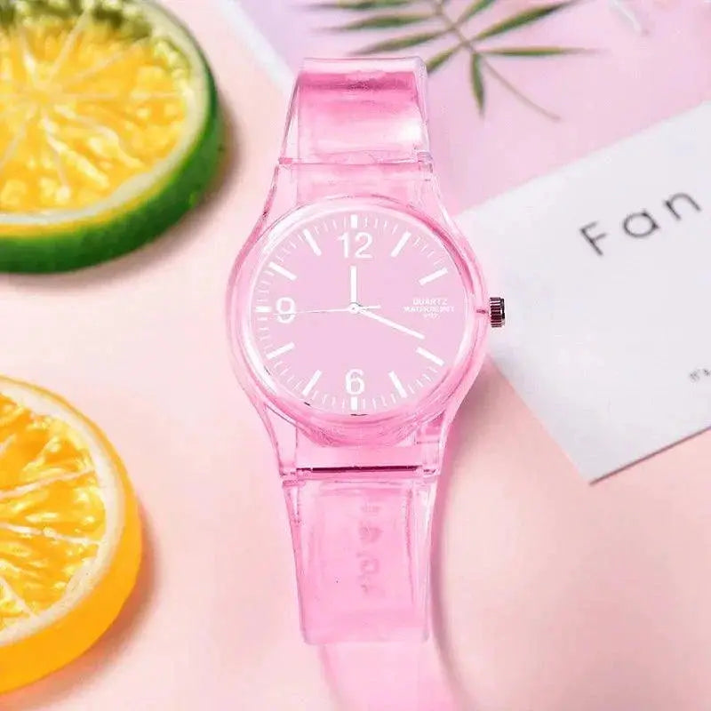 Womens Fashion Watch Elegant Leather Strap Quartz Timepiece