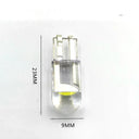 2021 W5W Led T10 Car Light COB Glass 6000K White Lamp