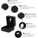 LED Illuminated Ring Box Elegant Jewelry Storage Solution