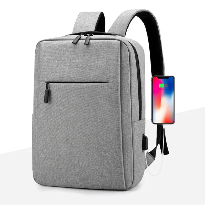 2024 New Versatile USB Rechargeable Business Backpack Waterproof Laptop Bag Lite