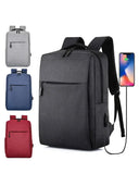 2024 New Versatile USB Rechargeable Business Backpack Waterproof Laptop Bag Lite