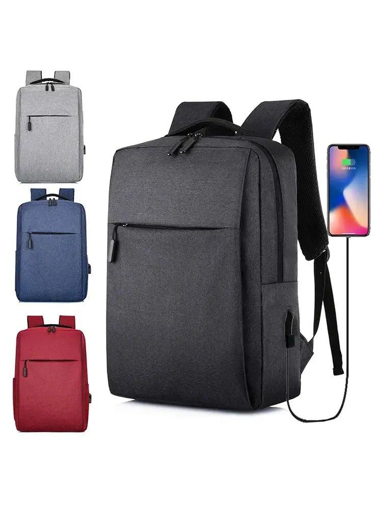 2024 New Versatile USB Rechargeable Business Backpack Waterproof Laptop Bag Lite