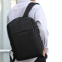 2024 New Versatile USB Rechargeable Business Backpack Waterproof Laptop Bag Lite