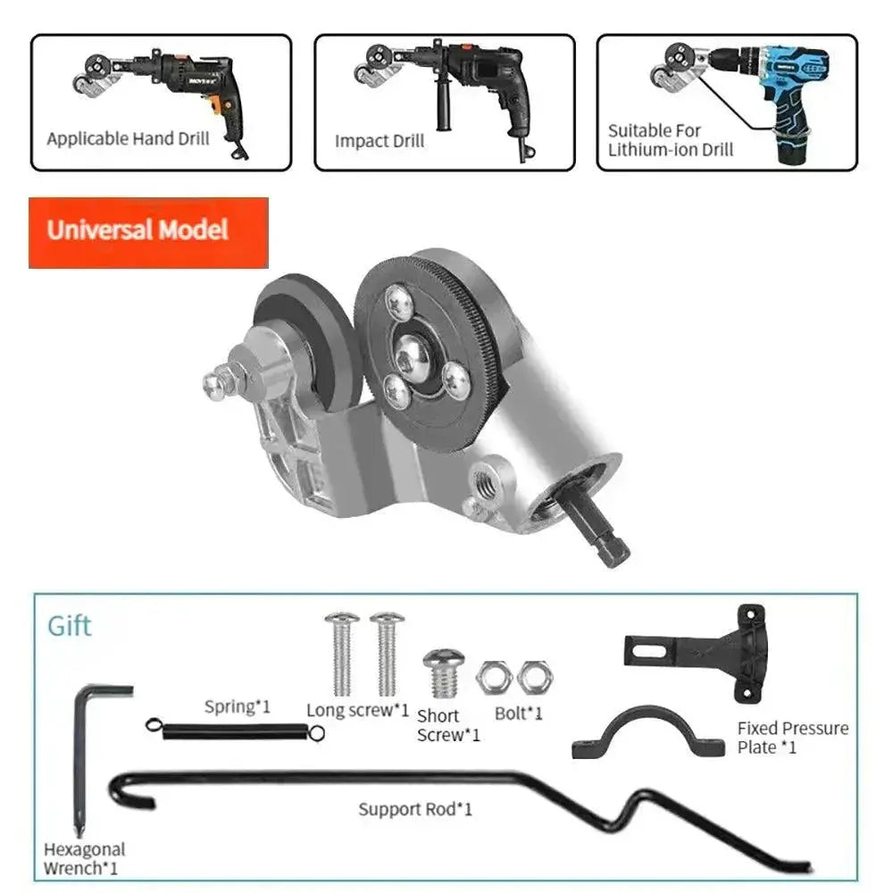Universal Electric Drill Shear Plate Cutter Tool for Metal