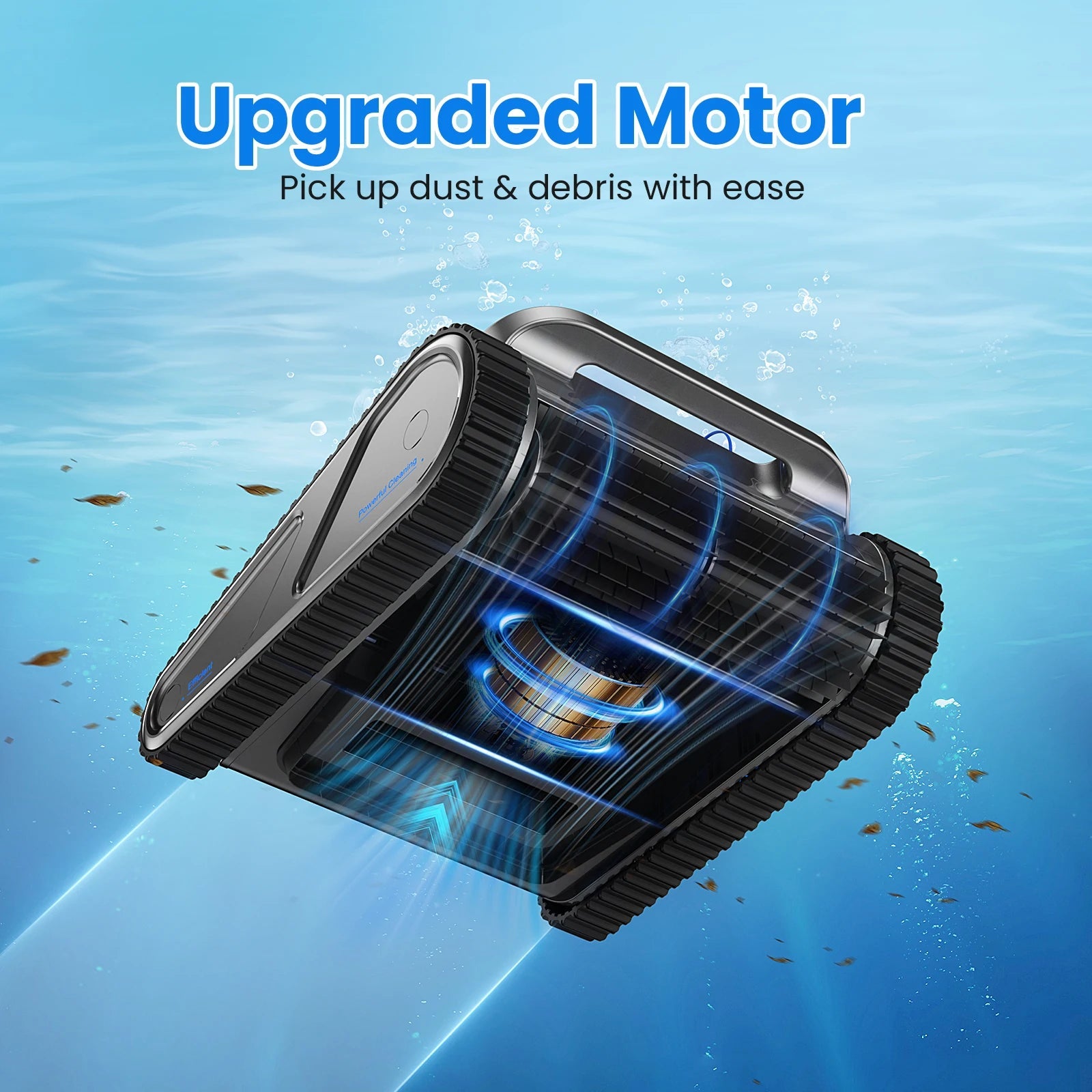 2025 Y50S Cordless Robotic Pool Cleaner Four Motors For Above Ground Pools
