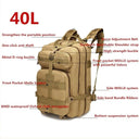 20L/40L Outdoor Rucksacks Tactical Backpack For Camping