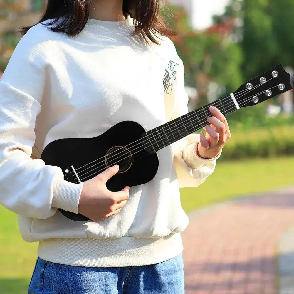 21 Inch Basswood Ukulele 6 Strings Small Guitar for Kids