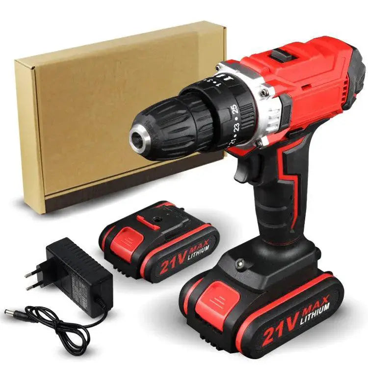 21V Cordless Screwdriver And Impact Drill Mini Tool Kit
