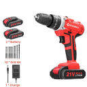 21V Cordless Impact Drill 3-in-1 Electric Screwdriver