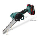 21V Portable Mini Electric Pruning Saw Rechargeable Chainsaw