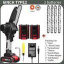 21V Portable Mini Electric Pruning Saw Rechargeable Chainsaw
