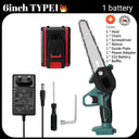 21V Portable Mini Electric Pruning Saw Rechargeable Chainsaw