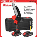 21V Portable Mini Electric Pruning Saw Rechargeable Chainsaw