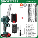 21V Portable Mini Electric Pruning Saw Rechargeable Chainsaw