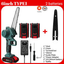 21V Portable Mini Electric Pruning Saw Rechargeable Chainsaw