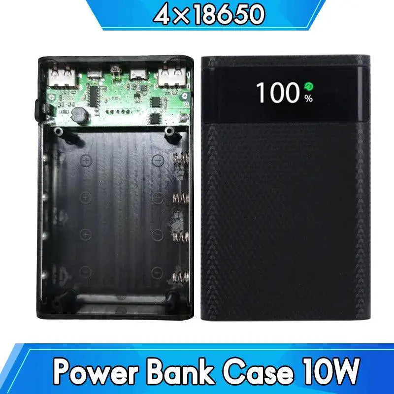 22.5W Quick Charge PD 3.0 Type C Power Bank Case Portable